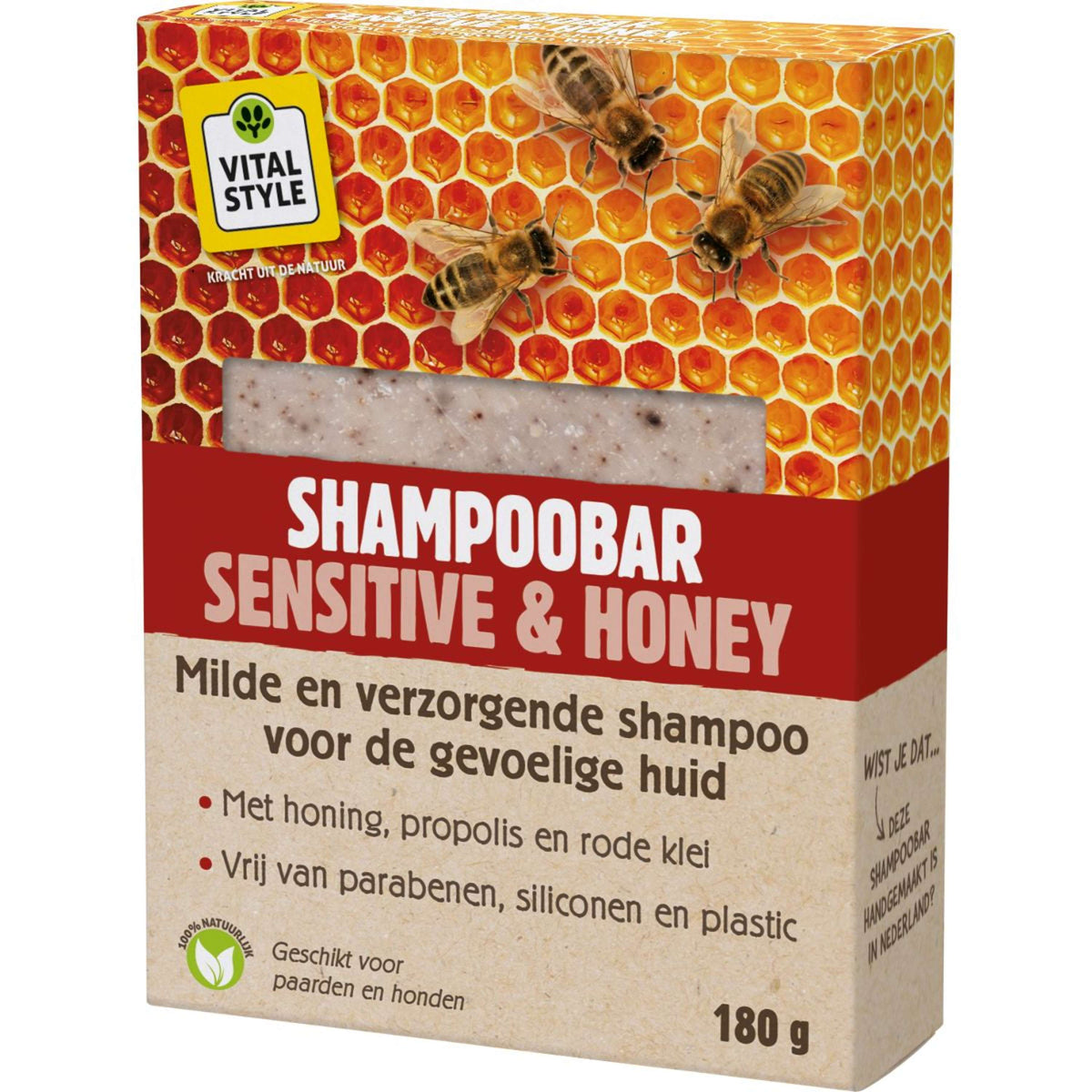 Vitalstyle Barra di Shampoo Sensitive &Honey