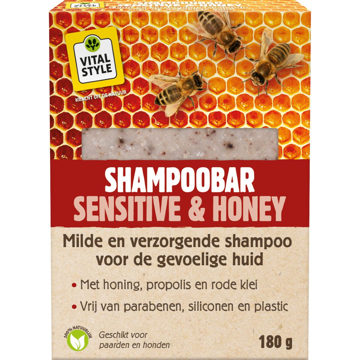 Vitalstyle Barra di Shampoo Sensitive &Honey