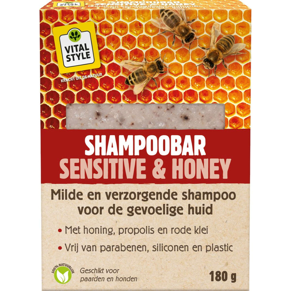 Vitalstyle Barra di Shampoo Sensitive &Honey
