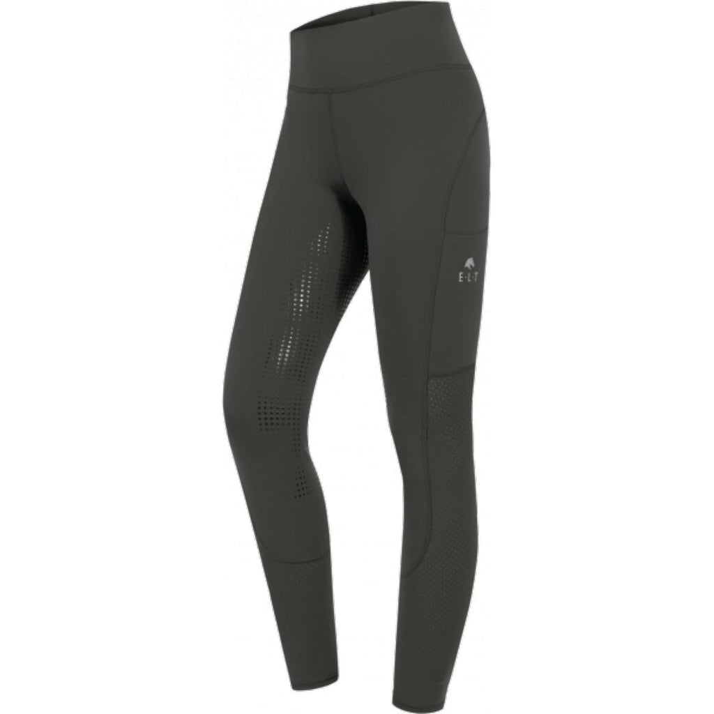 Waldhausen Leggings da Equitazione Hanna Maglia a vita alta da donna Mud