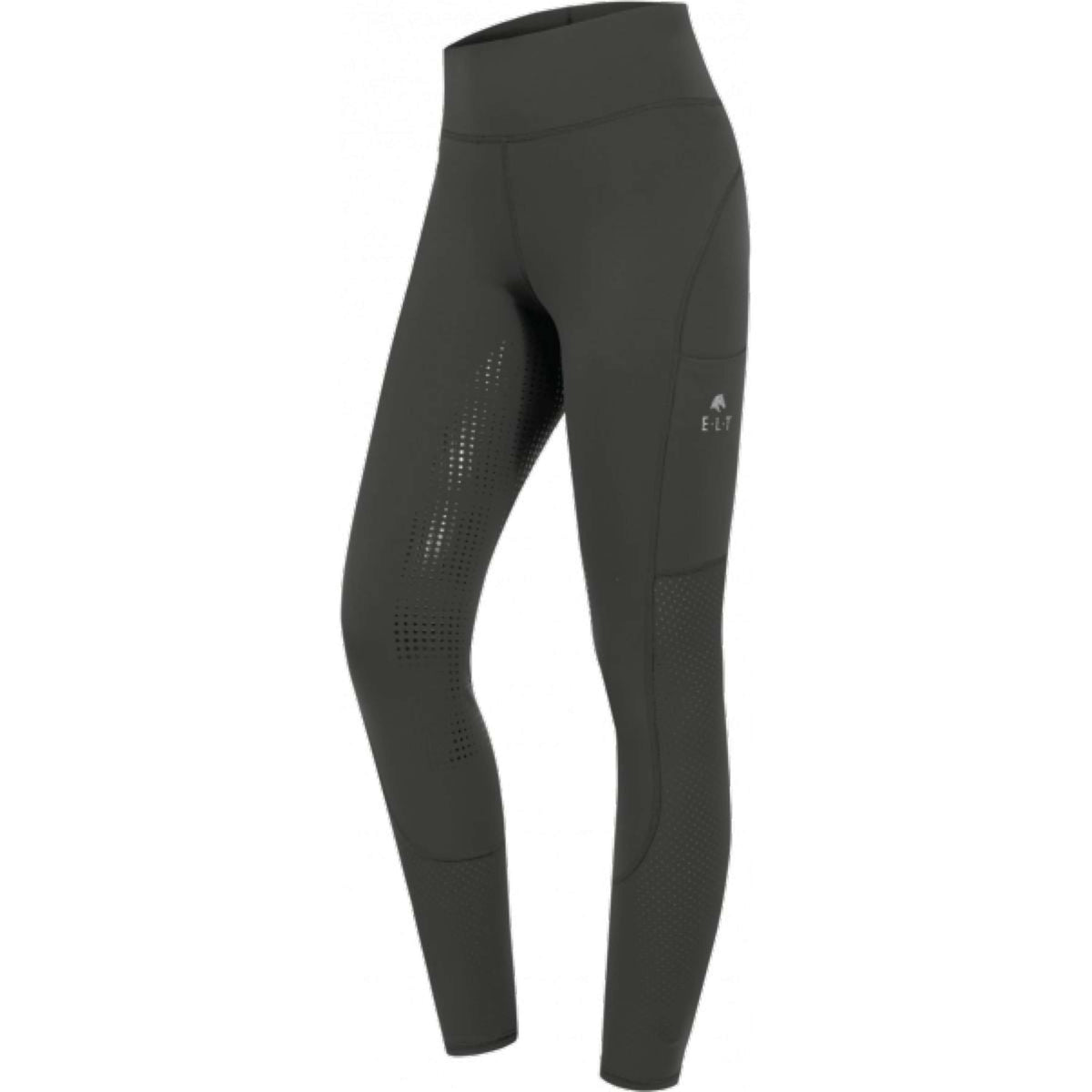 Waldhausen Leggings da Equitazione Hanna Maglia a vita alta da donna Mud
