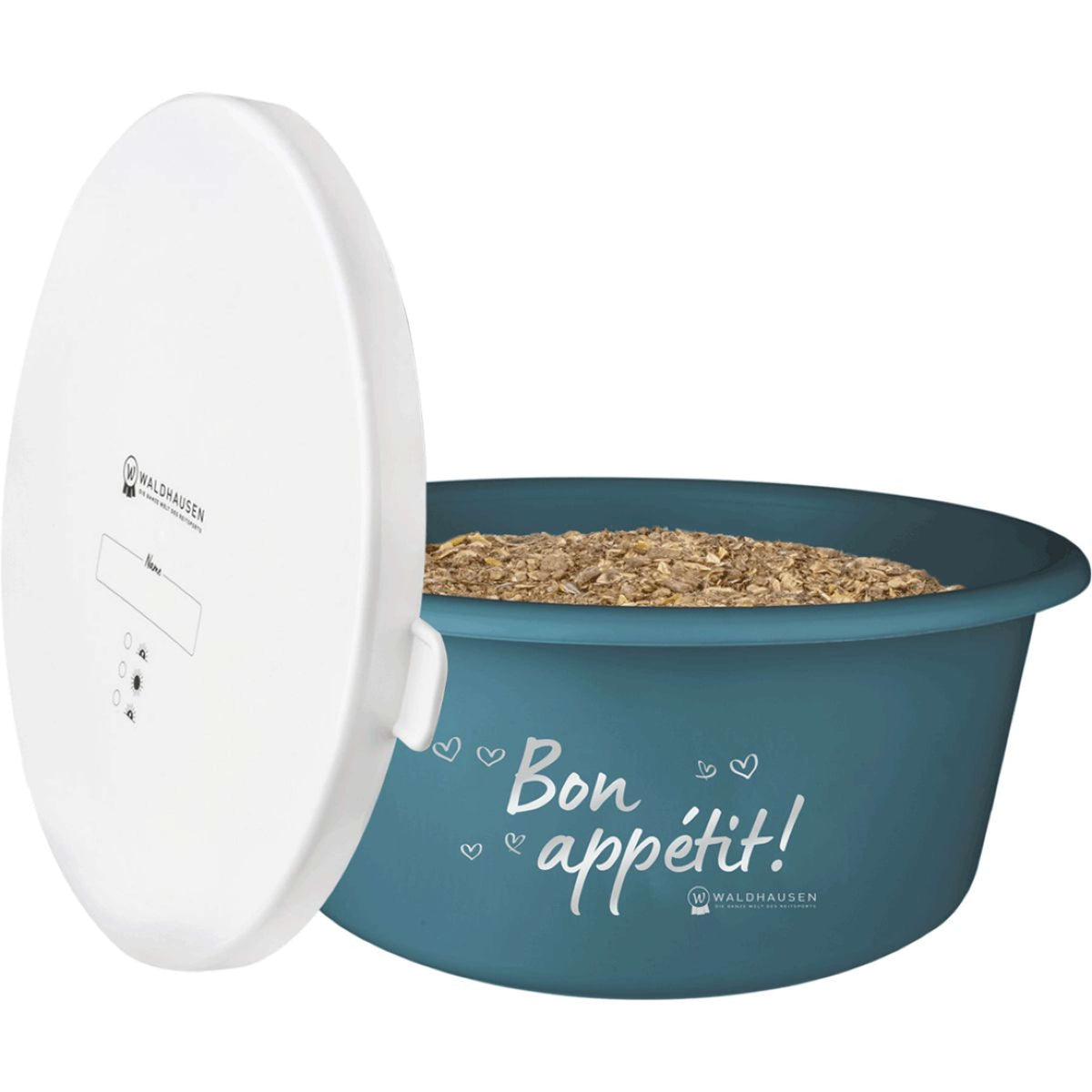 Waldhausen Ciotola per cibo Bon Appetit con Coperchio Petrol Blue