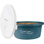 Waldhausen Ciotola di muesli Enjoy your Snack con Coperchio Petrol Blue