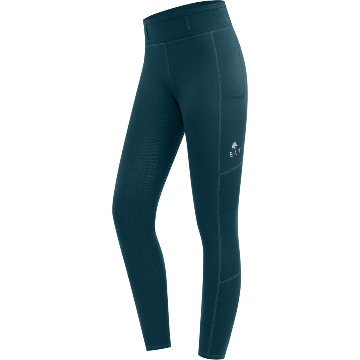 ELT Leggings da Equitazione Ella Petrol Blue