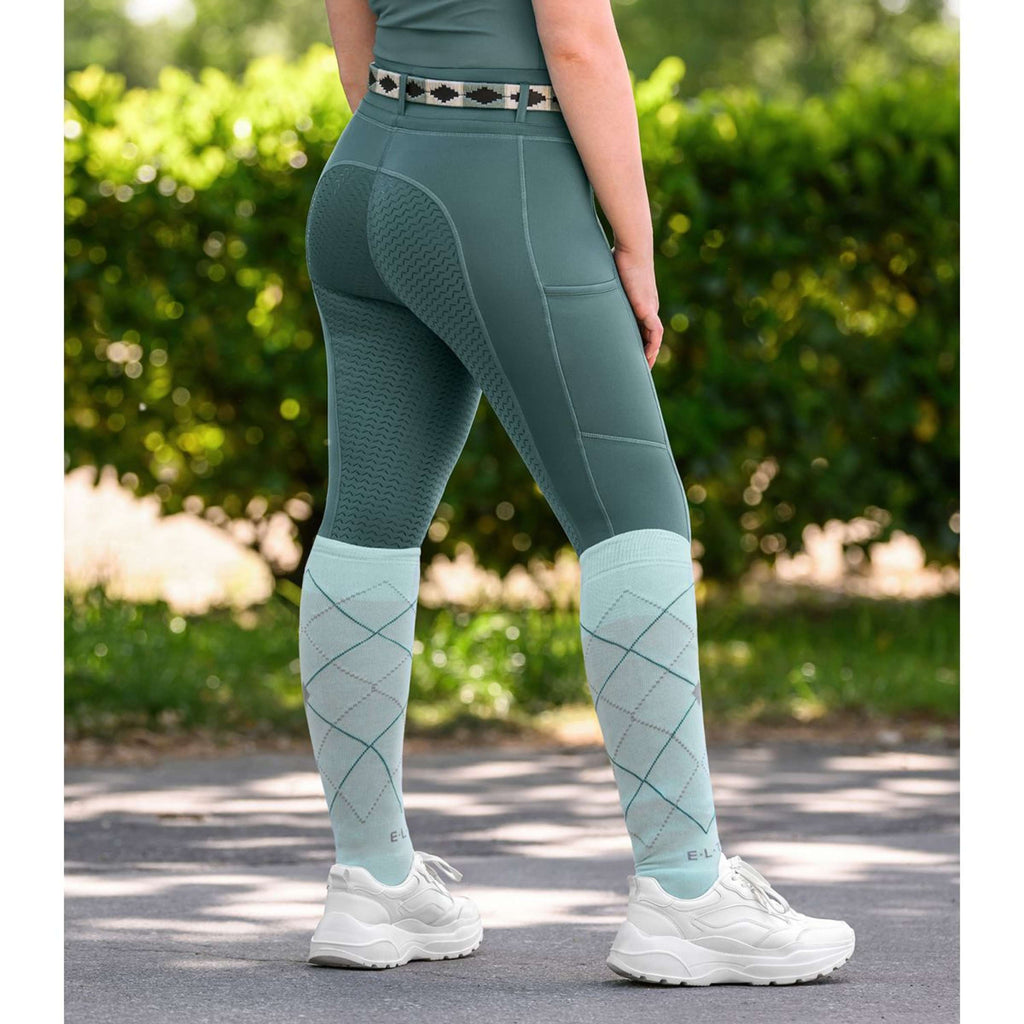 ELT Leggings da Equitazione Ella Pine Green