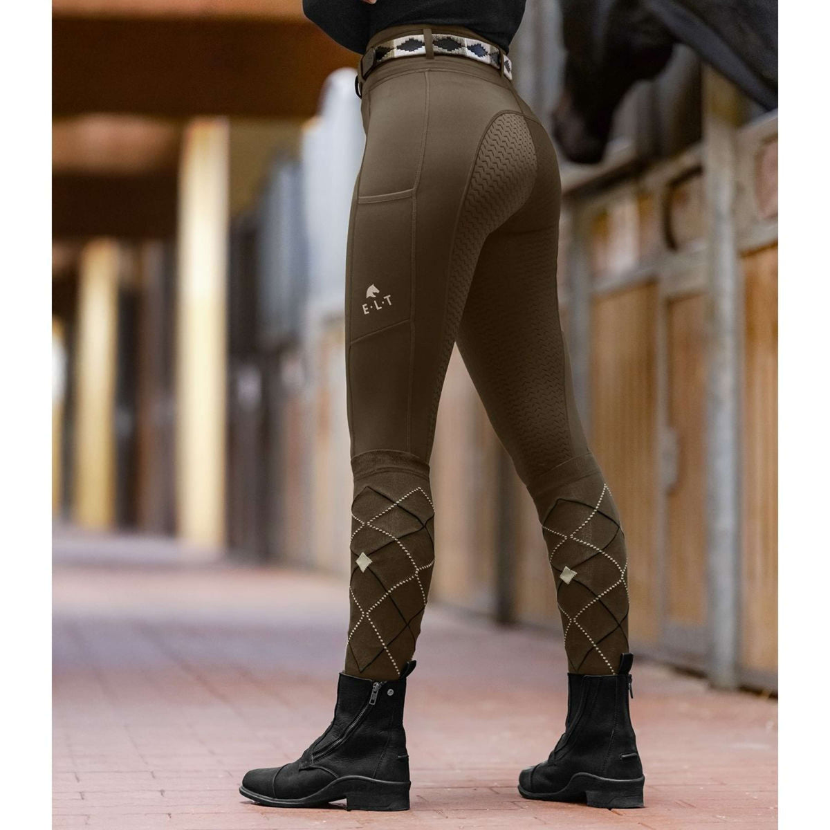 ELT Cintura Gemma Verde/Marrone