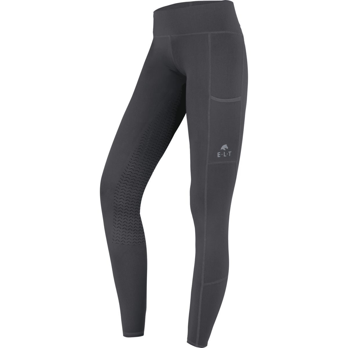 ELT Leggings da equitazione termici Ella Asphalt
