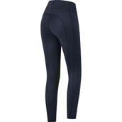 ELT Leggings da equitazione termici Ella Blu notte