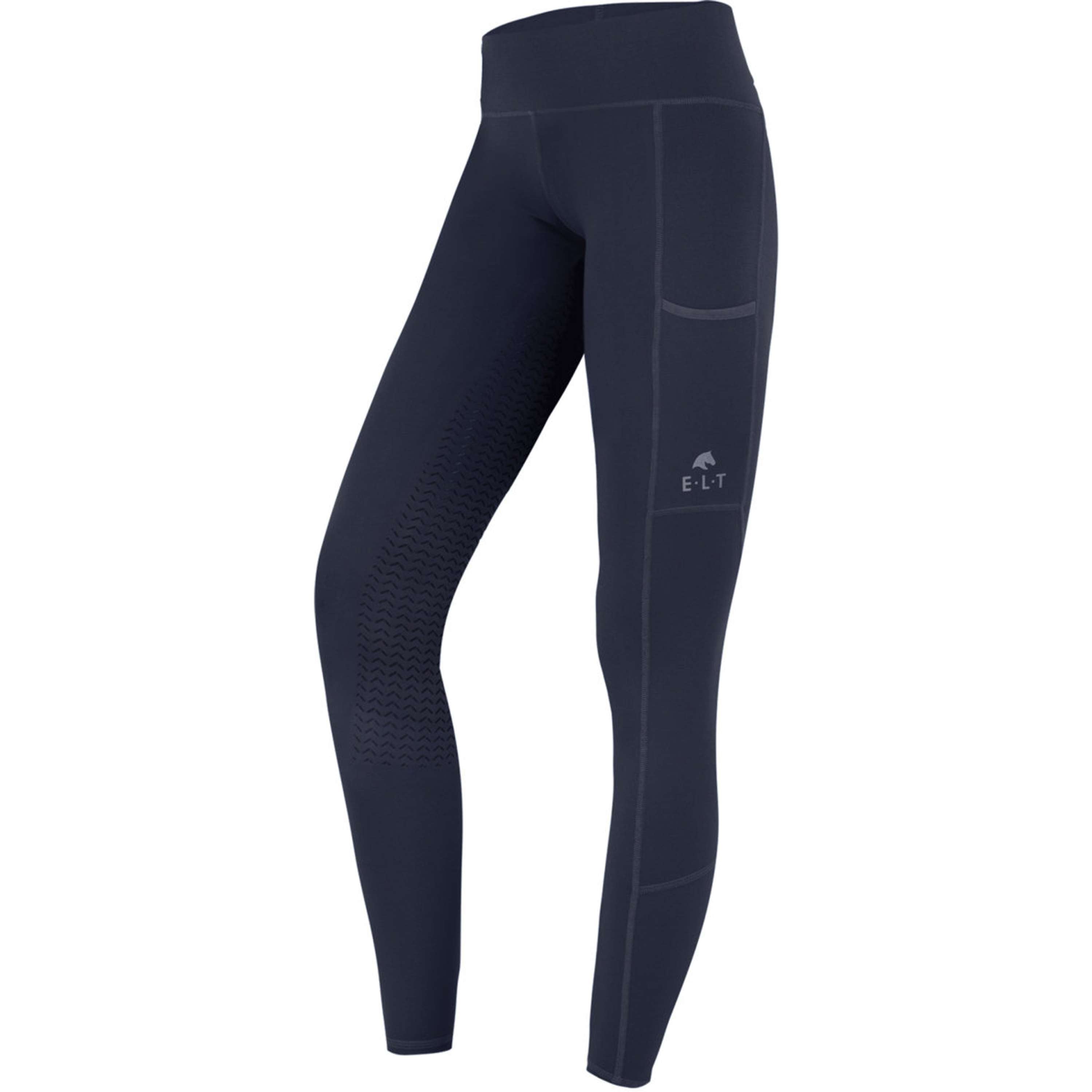 ELT Leggings da equitazione termici Ella Night Blue