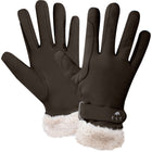 ELT Guanti da Equitazione St. Moritz Espresso