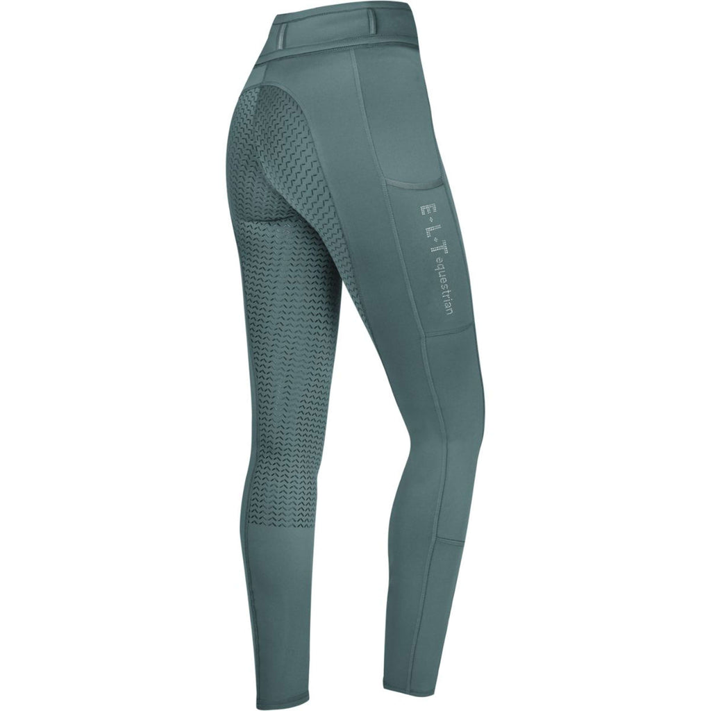 ELT Leggings da Equitazione Ella Glam Pine Green
