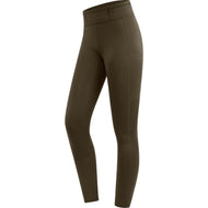 ELT Leggings da Equitazione Ella Glam Verde/Marrone