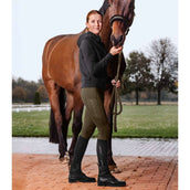 ELT Leggings da Equitazione Ella Glam Verde/Marrone