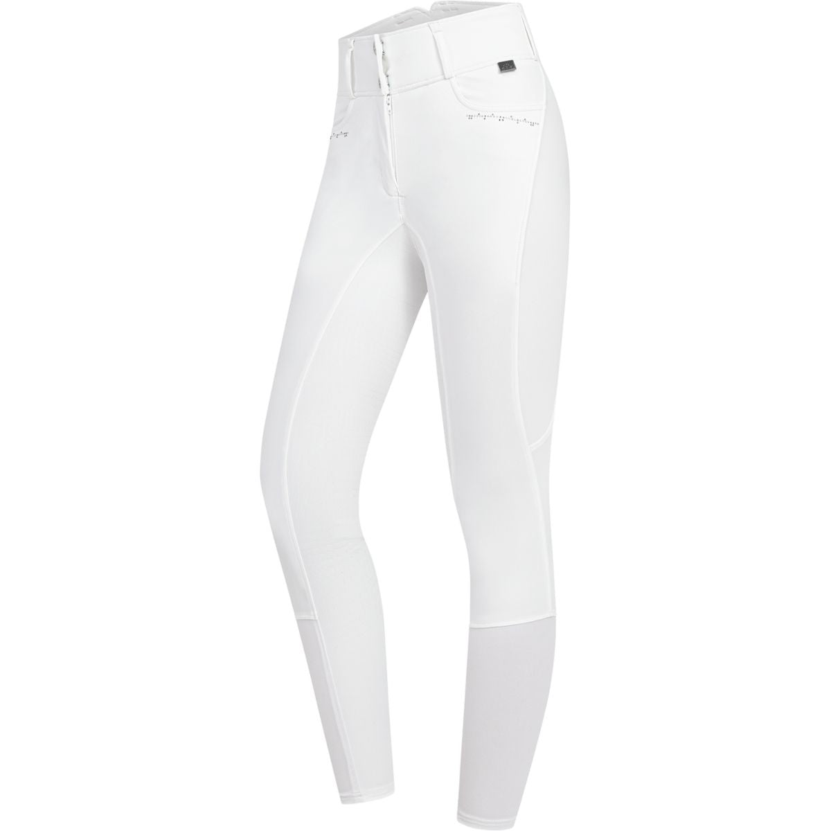ELT Pantaloni da Equitazione Mathilda Glam Bianco