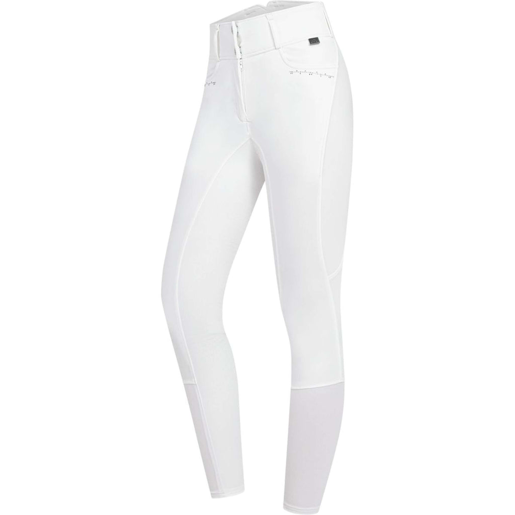 ELT Pantaloni da Equitazione Mathilda Glam Bianco