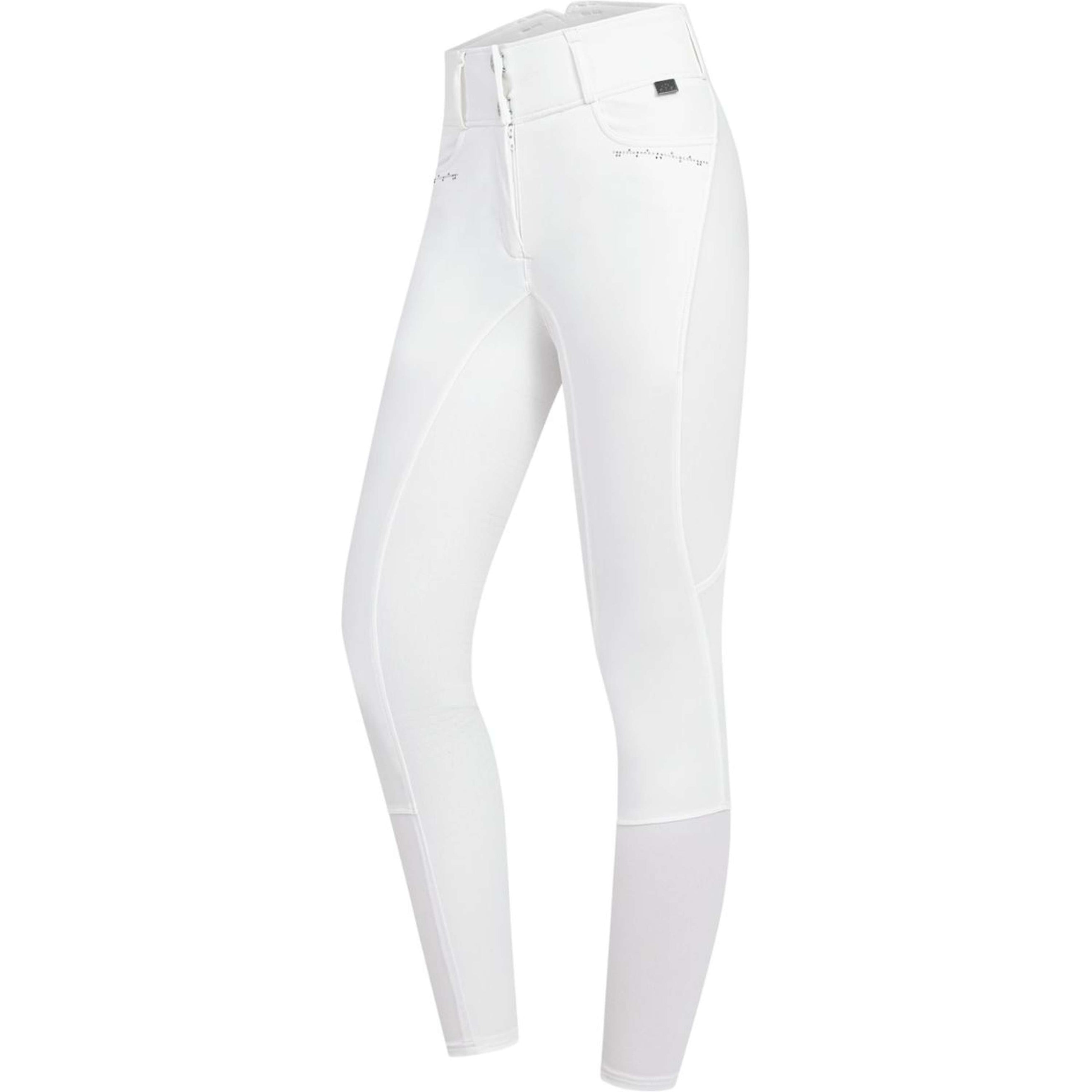 ELT Pantaloni da Equitazione Mathilda Glam Bianco