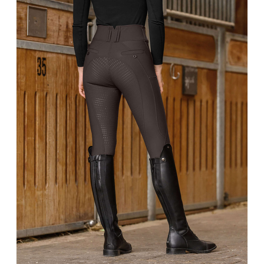 ELT Pantaloni da Equitazione Mathilda Glam High Waist Espresso