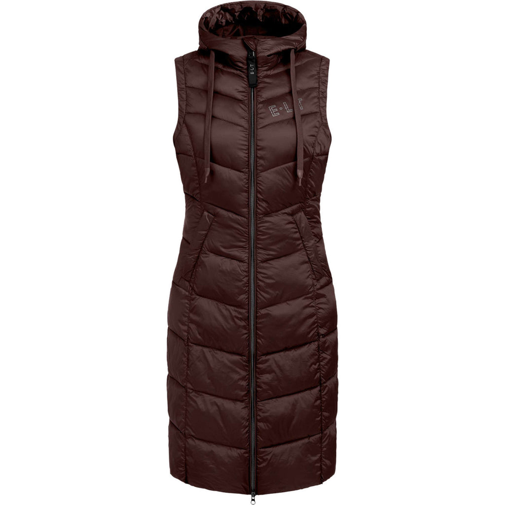 ELT Gilet lungo senza maniche Ostende Mahogany