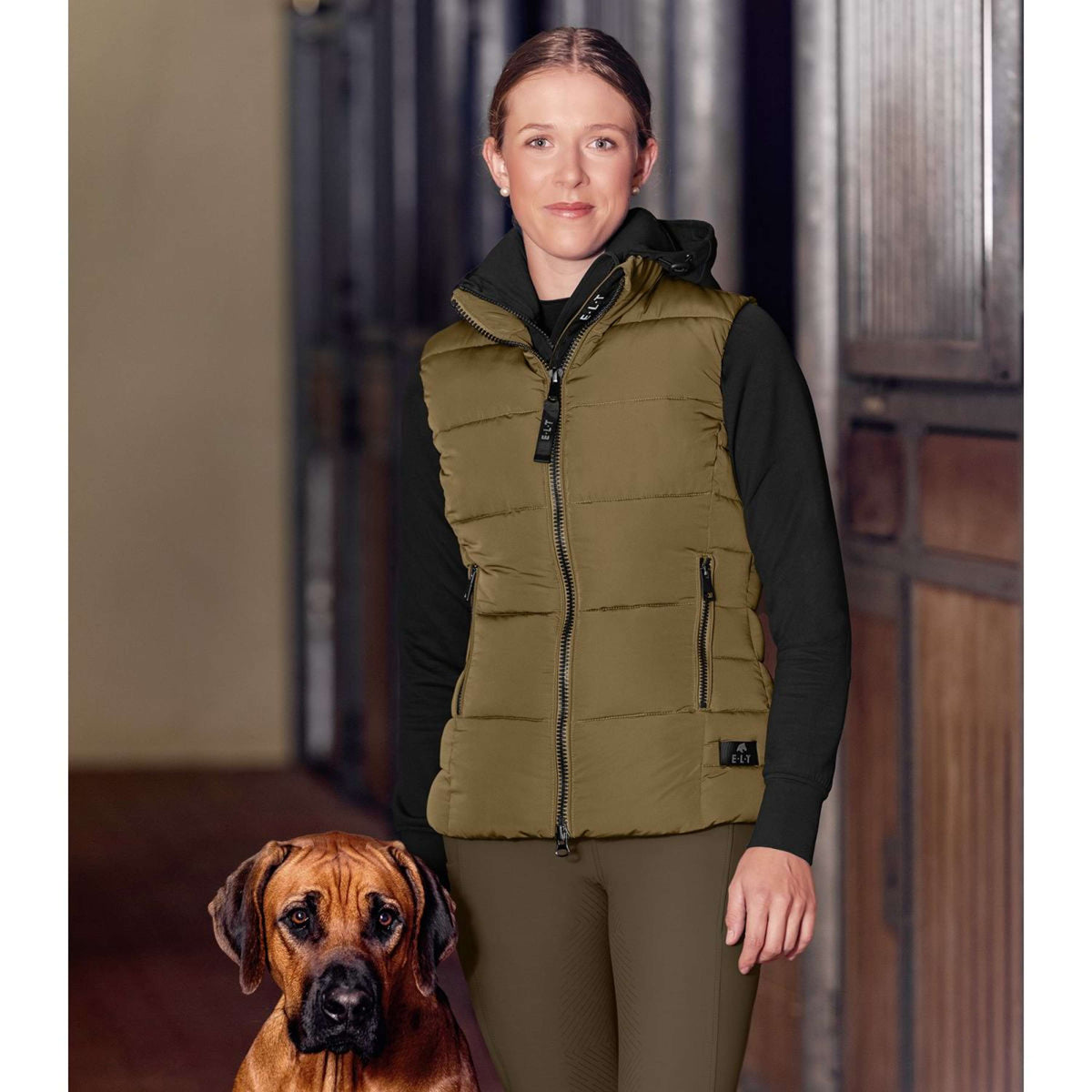 ELT Gilet Oxford Khaki Green