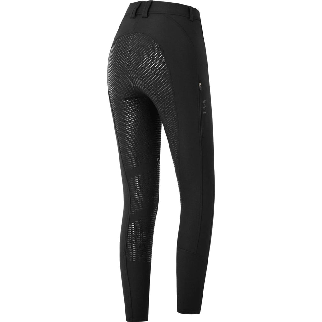 ELT Pantaloni da Equitazione Oktavia Silicone Nero