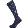 Calzini da equitazione ELT Argyle Blu profondo