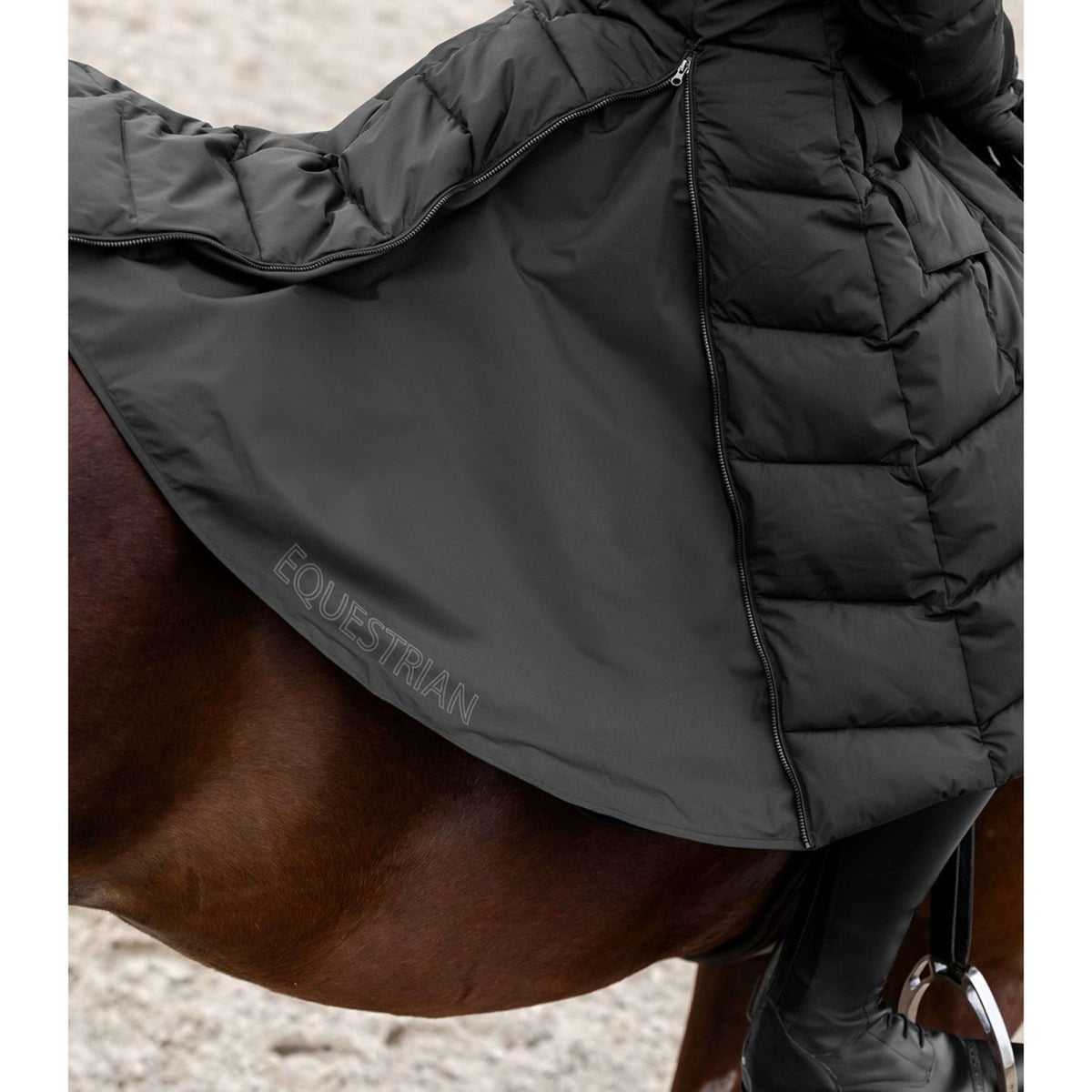 ELT Cappotto Lungo Saphira Advanced Riding Nero