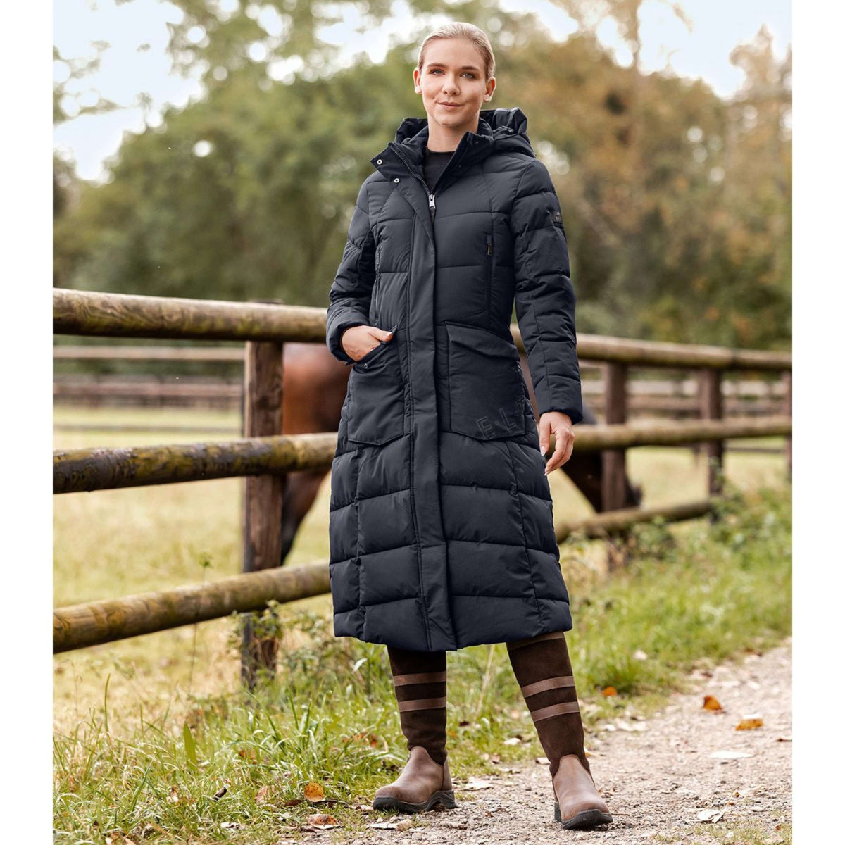 ELT Cappotto Lungo Saphira Advanced Riding Deepblue