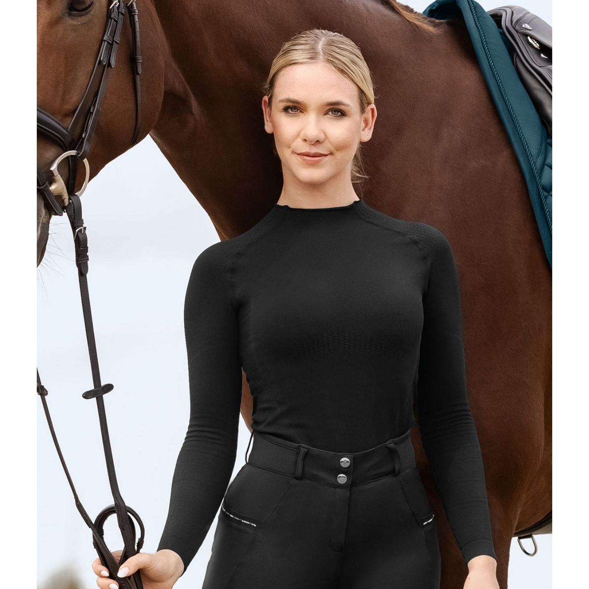 ELT Shirt Functional Richmond Maniche Lunghe Nero