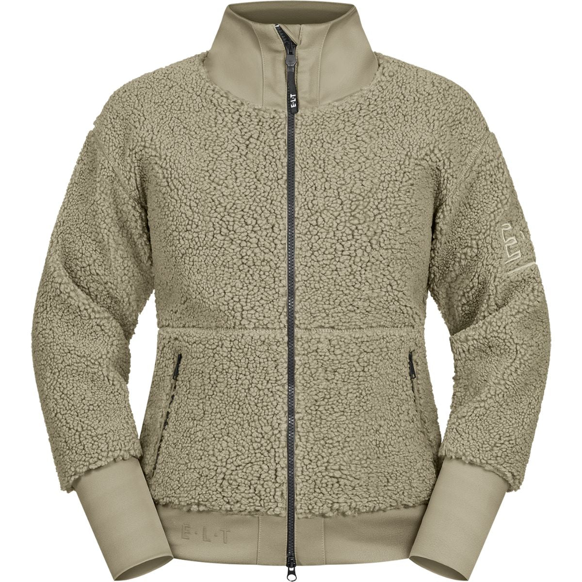 ELT Felpa con cappuccio e zip Riverside Fleece Beige/Grigio