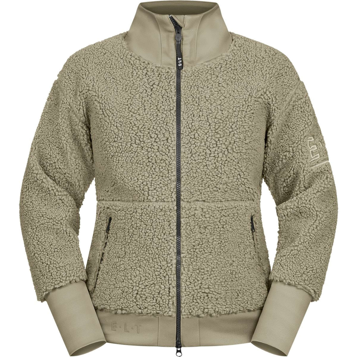 ELT Felpa con cappuccio e zip Riverside Fleece Beige/Grigio