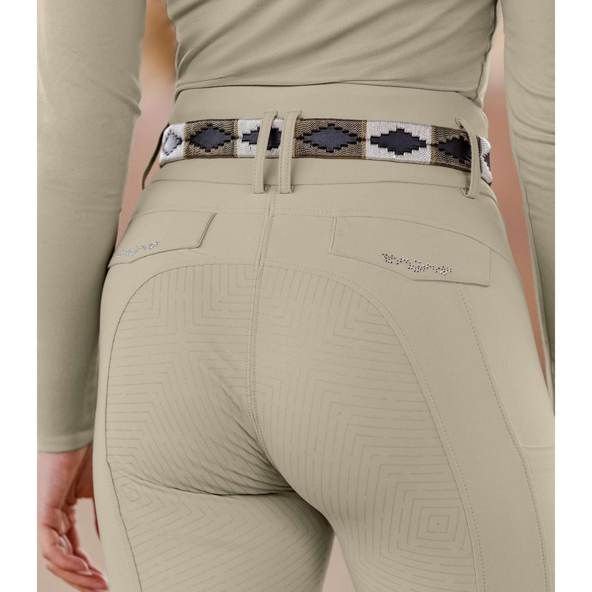 ELT Pantaloni da Equitazione Comfort Ride Glam Beige/Grigio