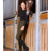 ELT Pantaloni da Equitazione Comfort Ride Glam Verde/Marrone
