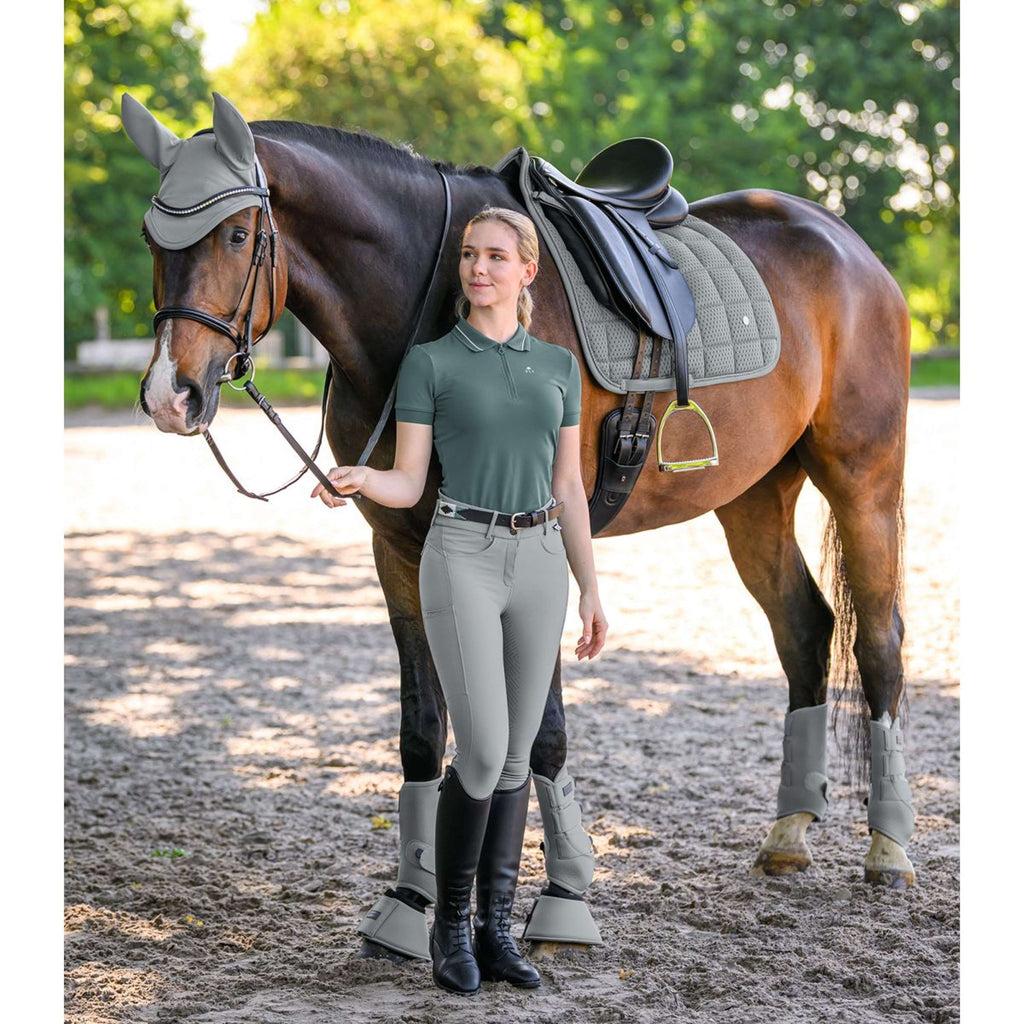 ELT Pantaloni da Equitazione Comfort Ride Glam Chrome Grey