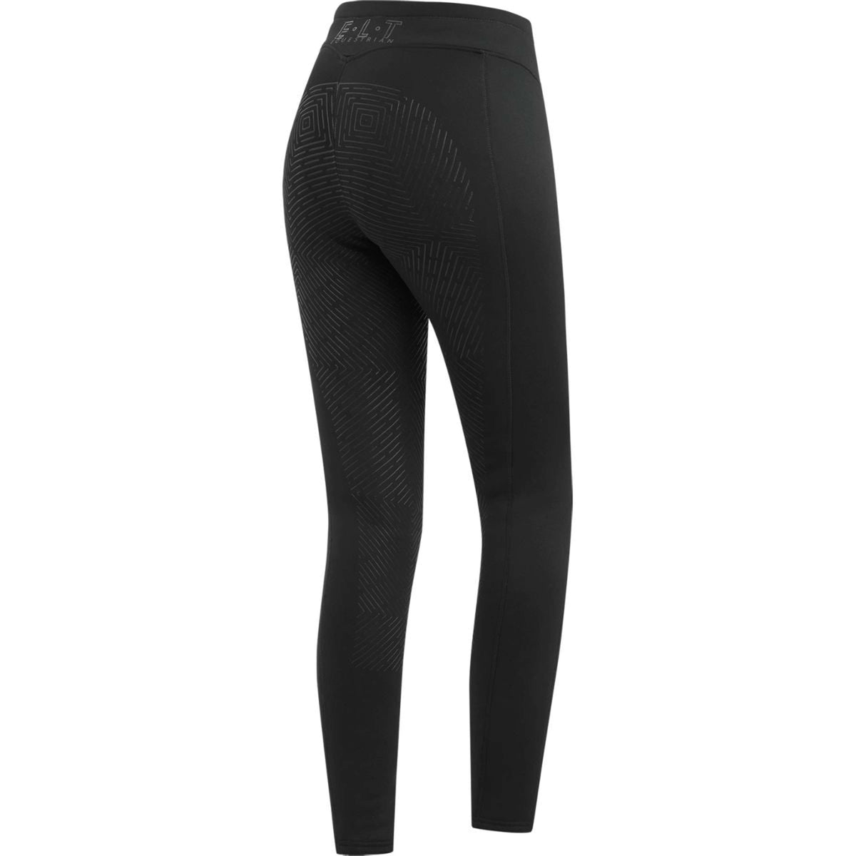 ELT Leggings da equitazione termici Teddy Rica Nero