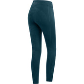 ELT Leggings da equitazione termici Teddy Rica Petrol Blue