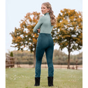ELT Leggings da equitazione termici Teddy Rica Petrol Blue