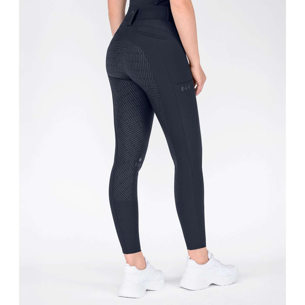 ELT Pantaloni da Equitazione Comfort Ride silicone Deep Blue