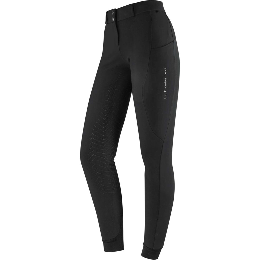 ELT Pantaloni da Equitazione Heated Comfort Nero