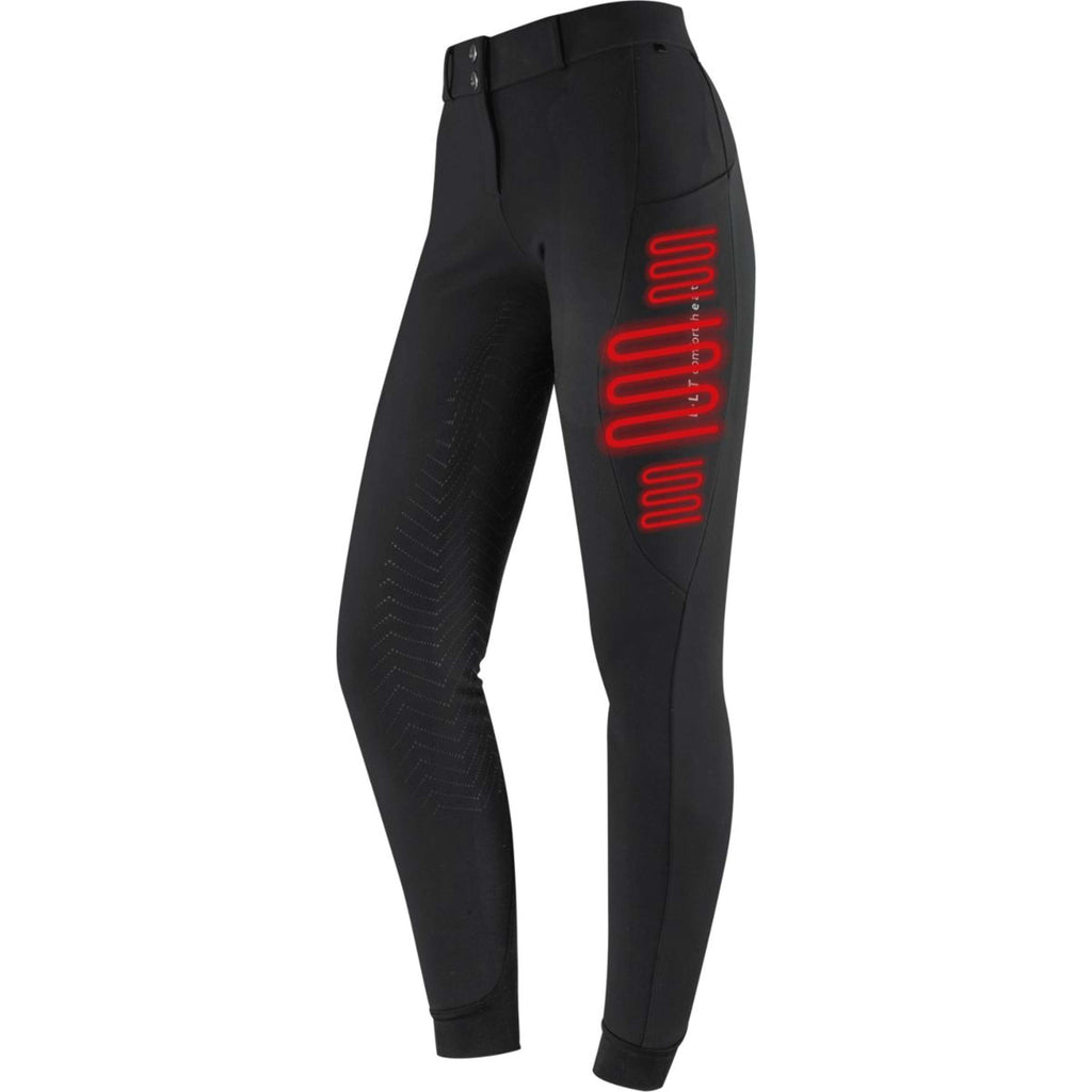 ELT Pantaloni da Equitazione Heated Comfort Nero