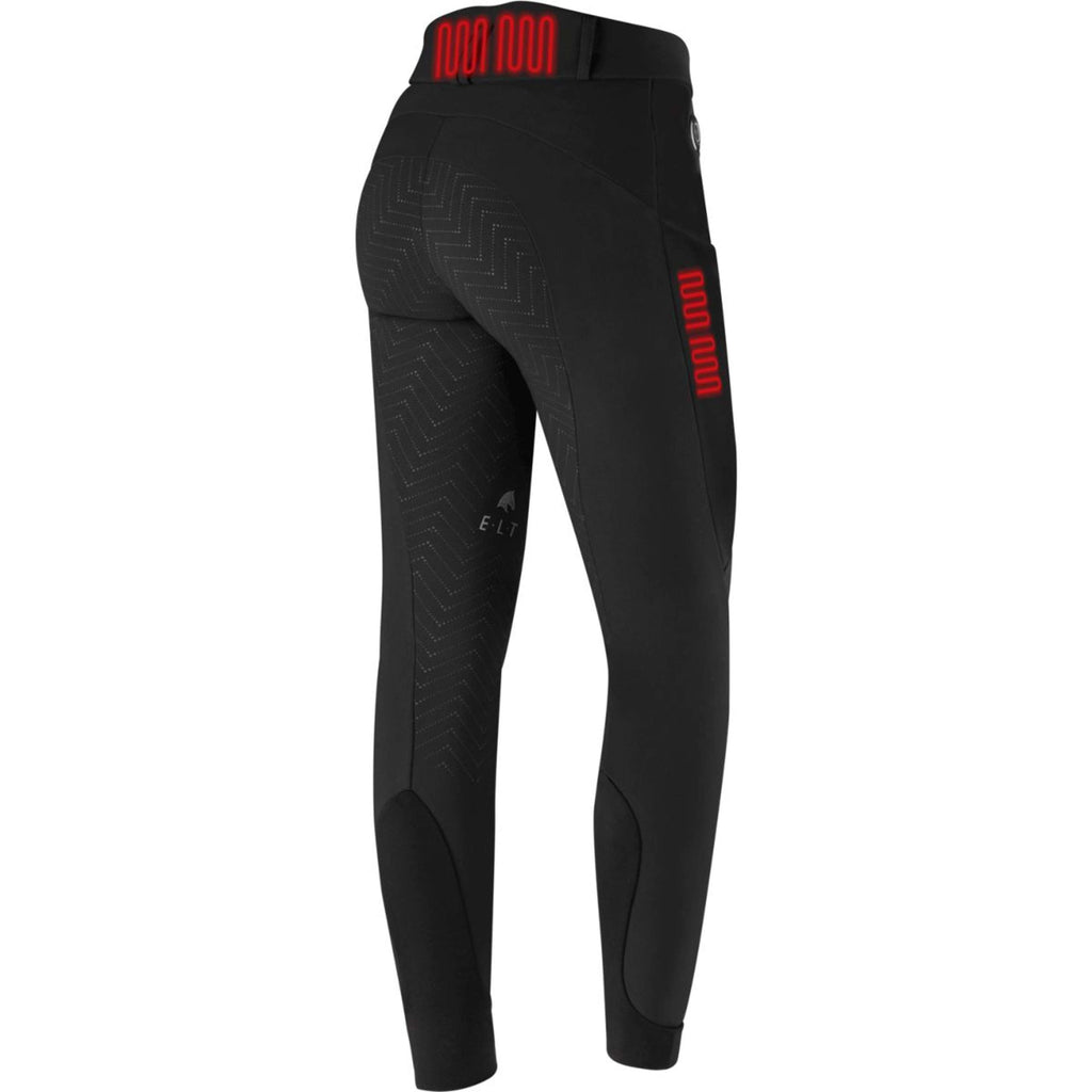 ELT Pantaloni da Equitazione Heated Comfort Nero