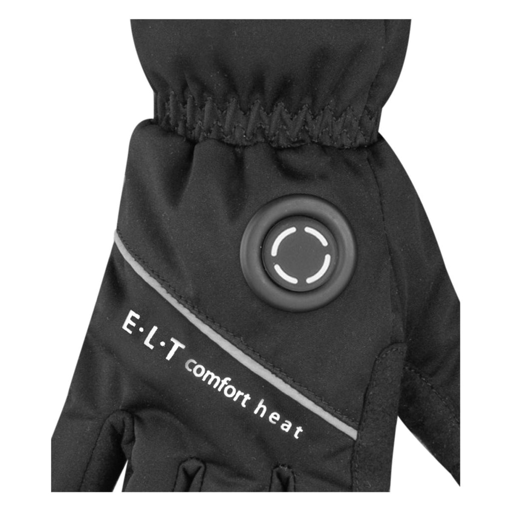 ELT Guanti da Equitazione Heated Comfort Nero