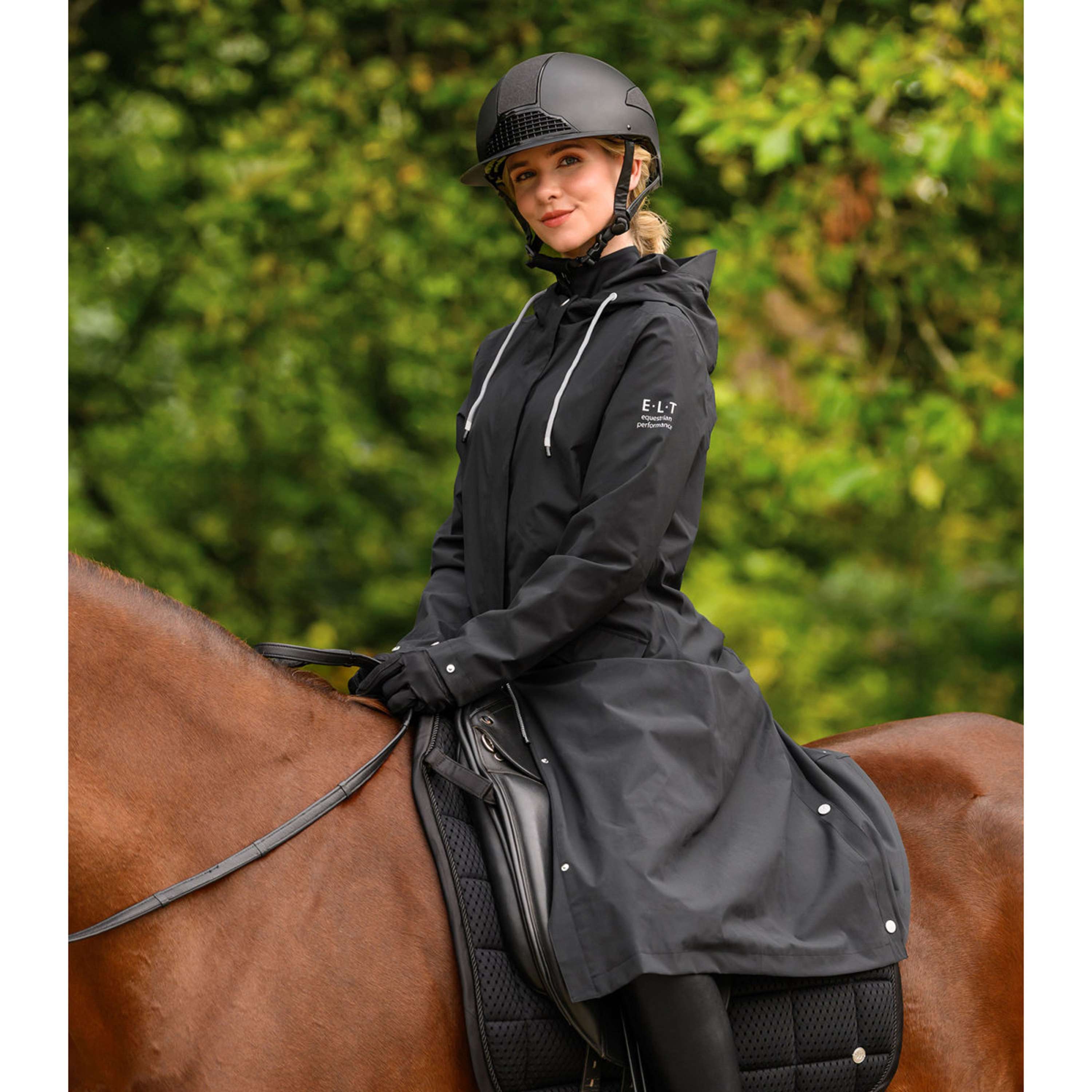 ELT Impermeabile Lungo Performance Nero