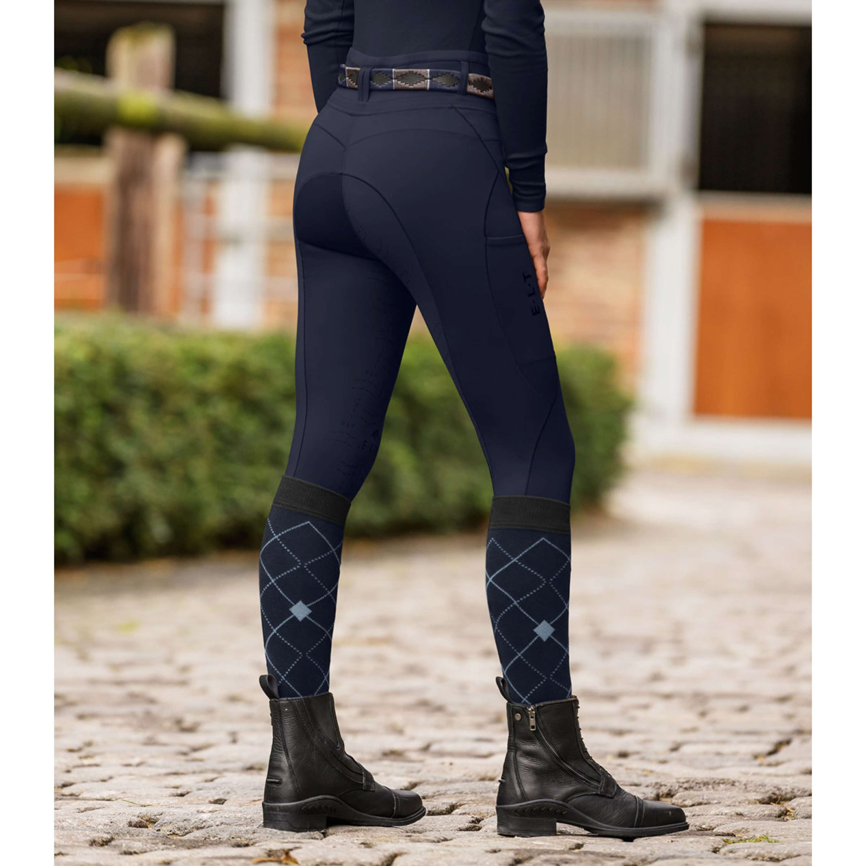ELT Leggings da Equitazione Tilda Deepblue