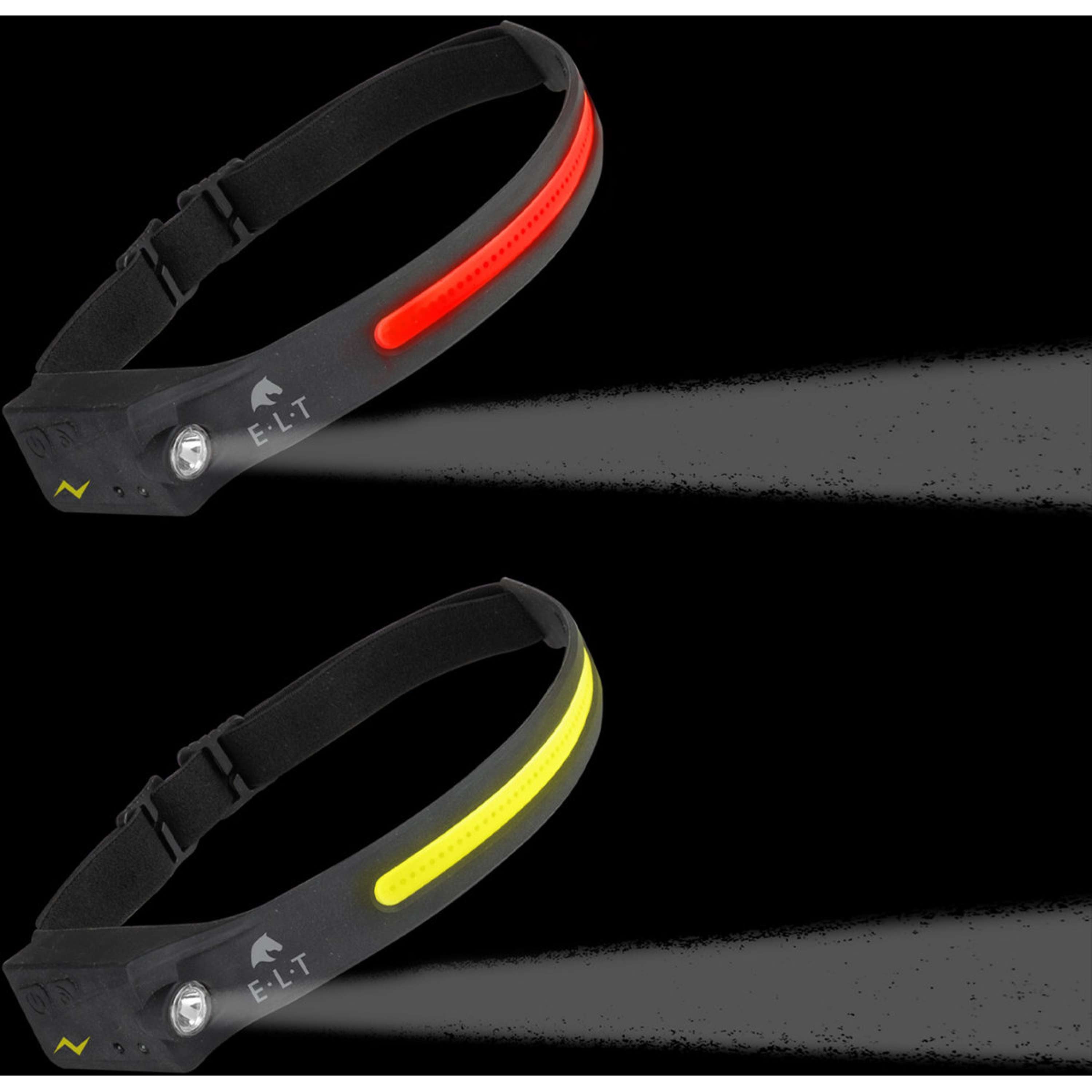 ELT Lampada Frontale LED Sensore Nero
