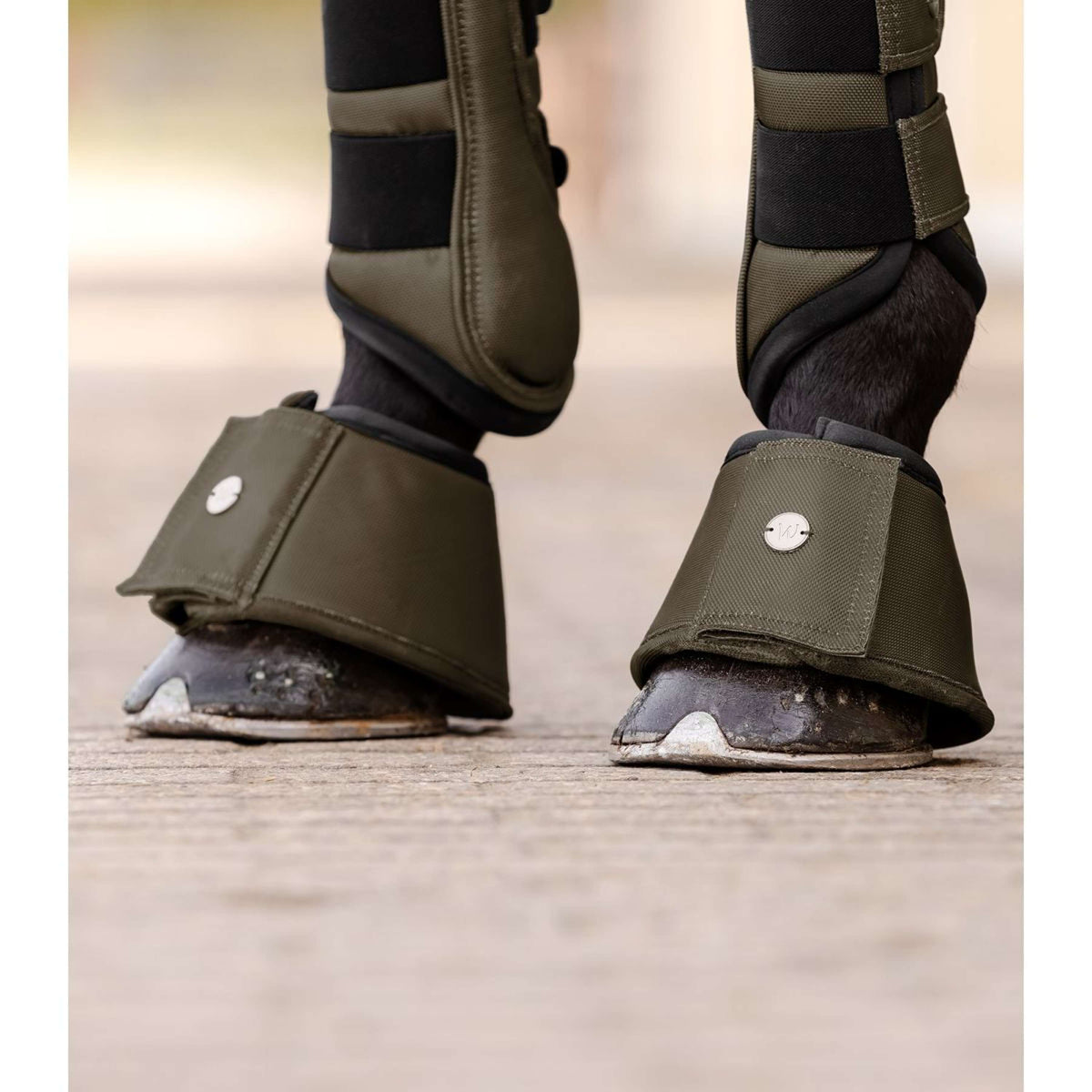 Waldhausen Stivaletti a Campana Comfort Fit Verde/Marrone