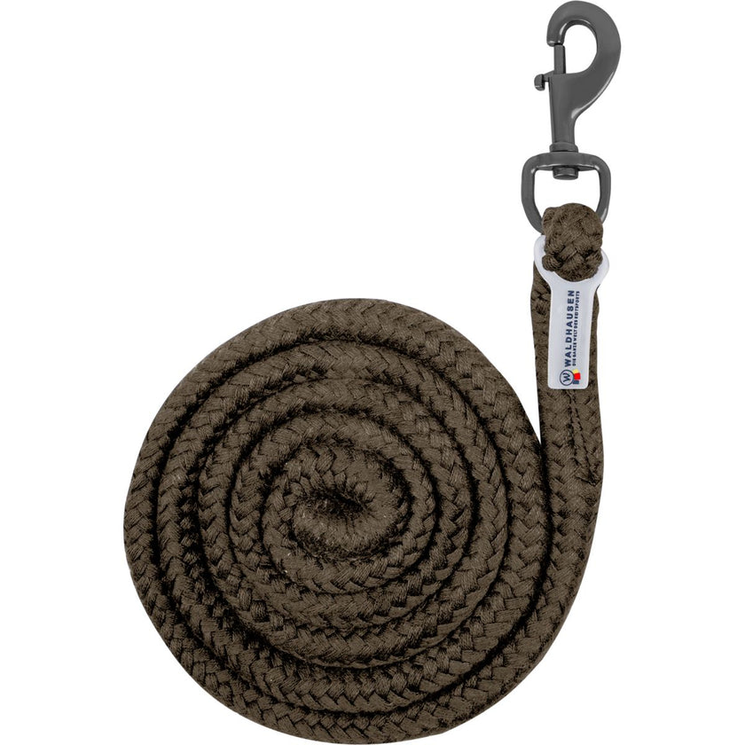 Waldhausen Corda per cavezza Plus con Moschettone Verde/Marrone