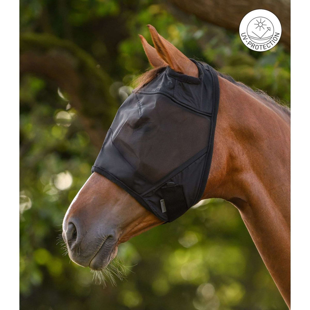Waldhausen Maschera per Mosche Premium Senza orecchie Nero