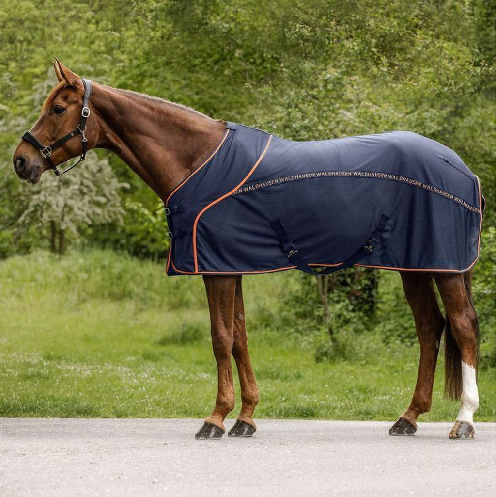 Waldhausen Cooler/Coperta Antimosche Blu notte/arancione