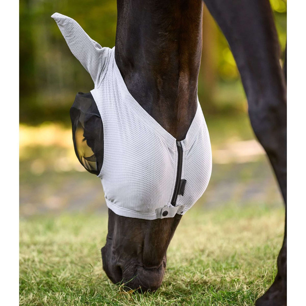 Waldhausen Maschera per Mosche Puck Breath Grigio argento