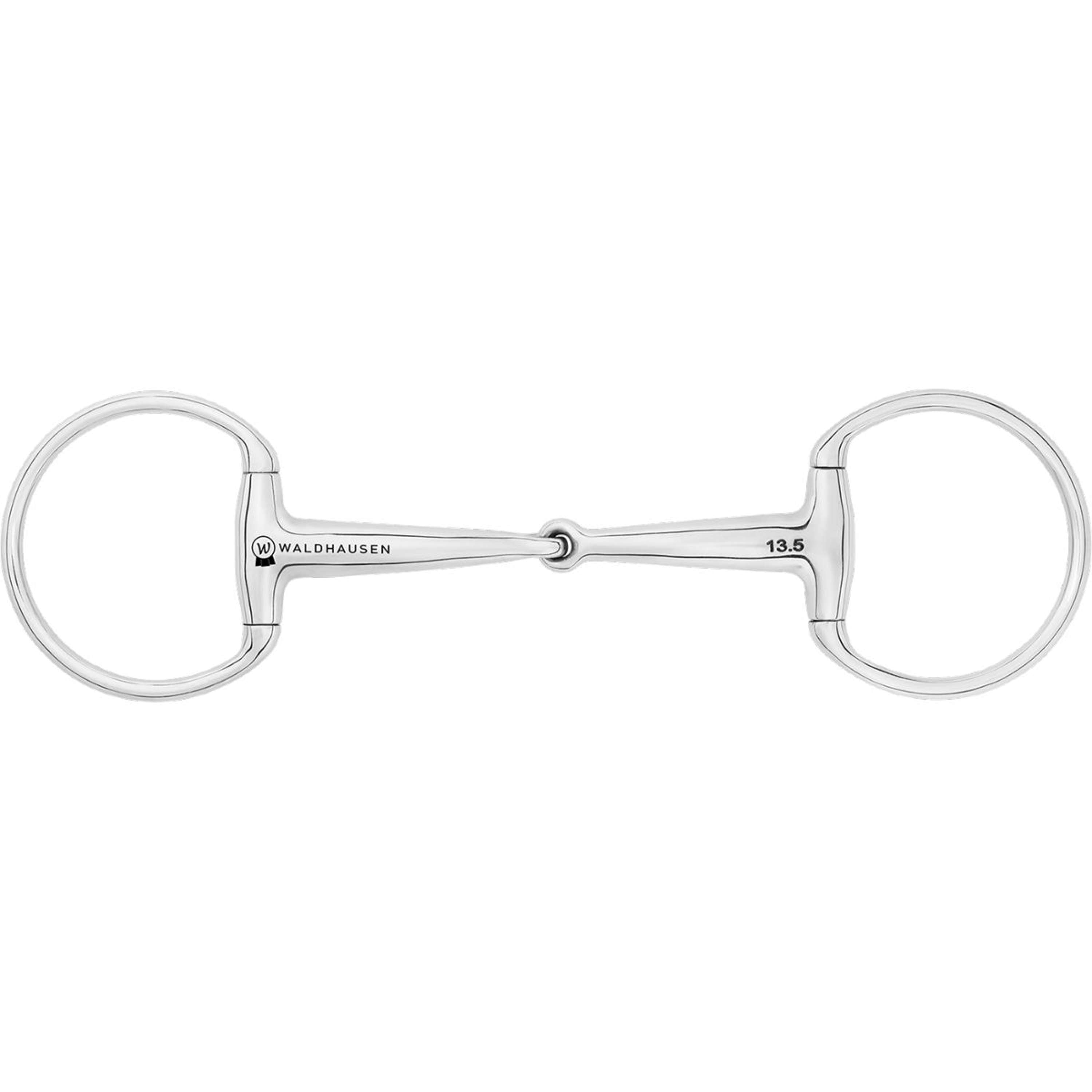 Waldhausen Filetto Anatomico ad Anelli a D 14mm Snaffle Singolo